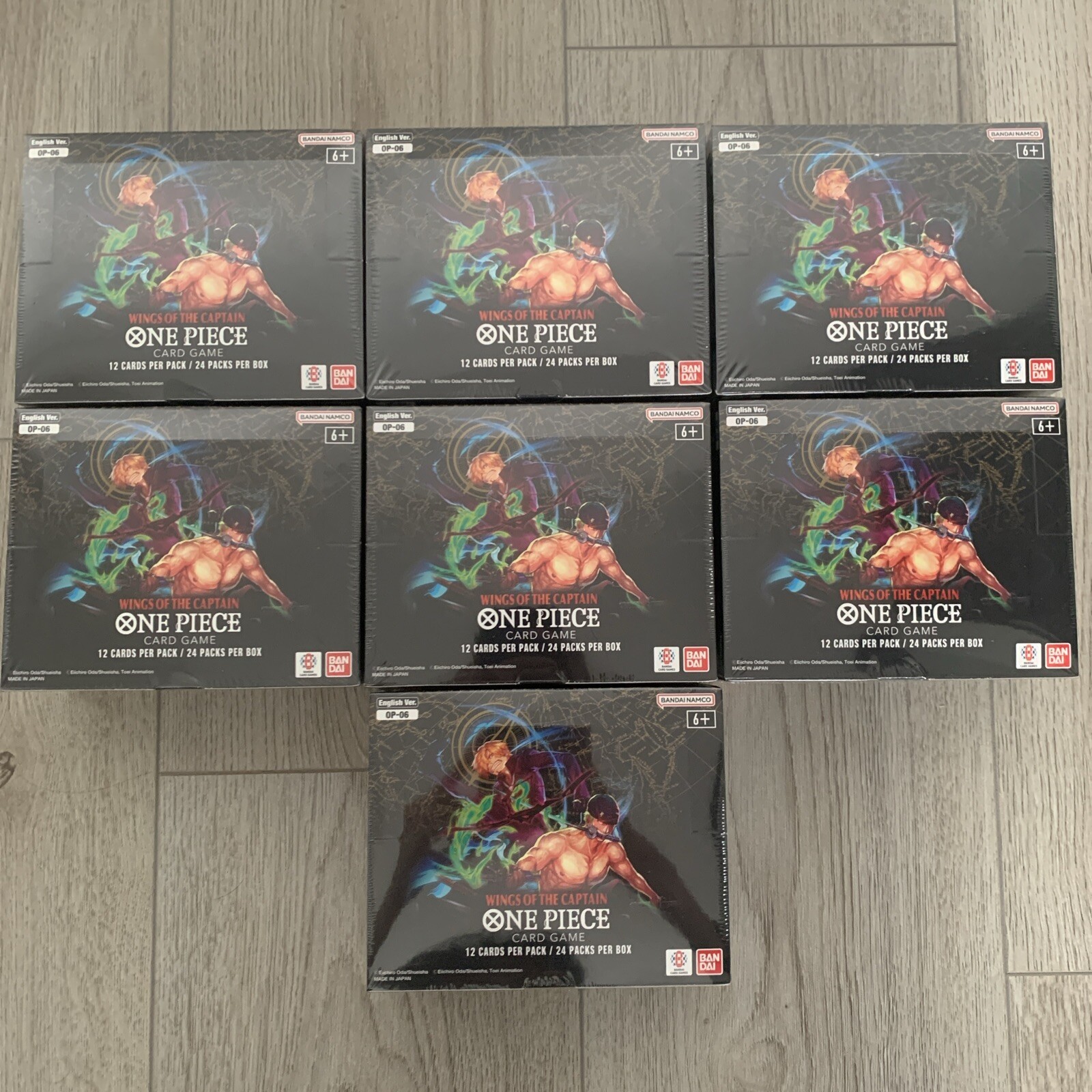 X7 One Piece OP-06 Wings of the Captain⚡️| Sealed Booster Box✅|FAST SHIP✅| GSP🌍
