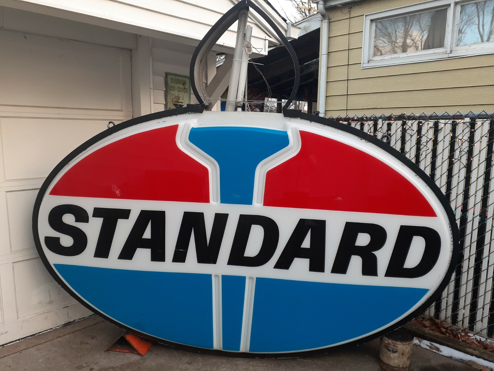 Standard Amoco Street Sign Standard Amoco Street Sign