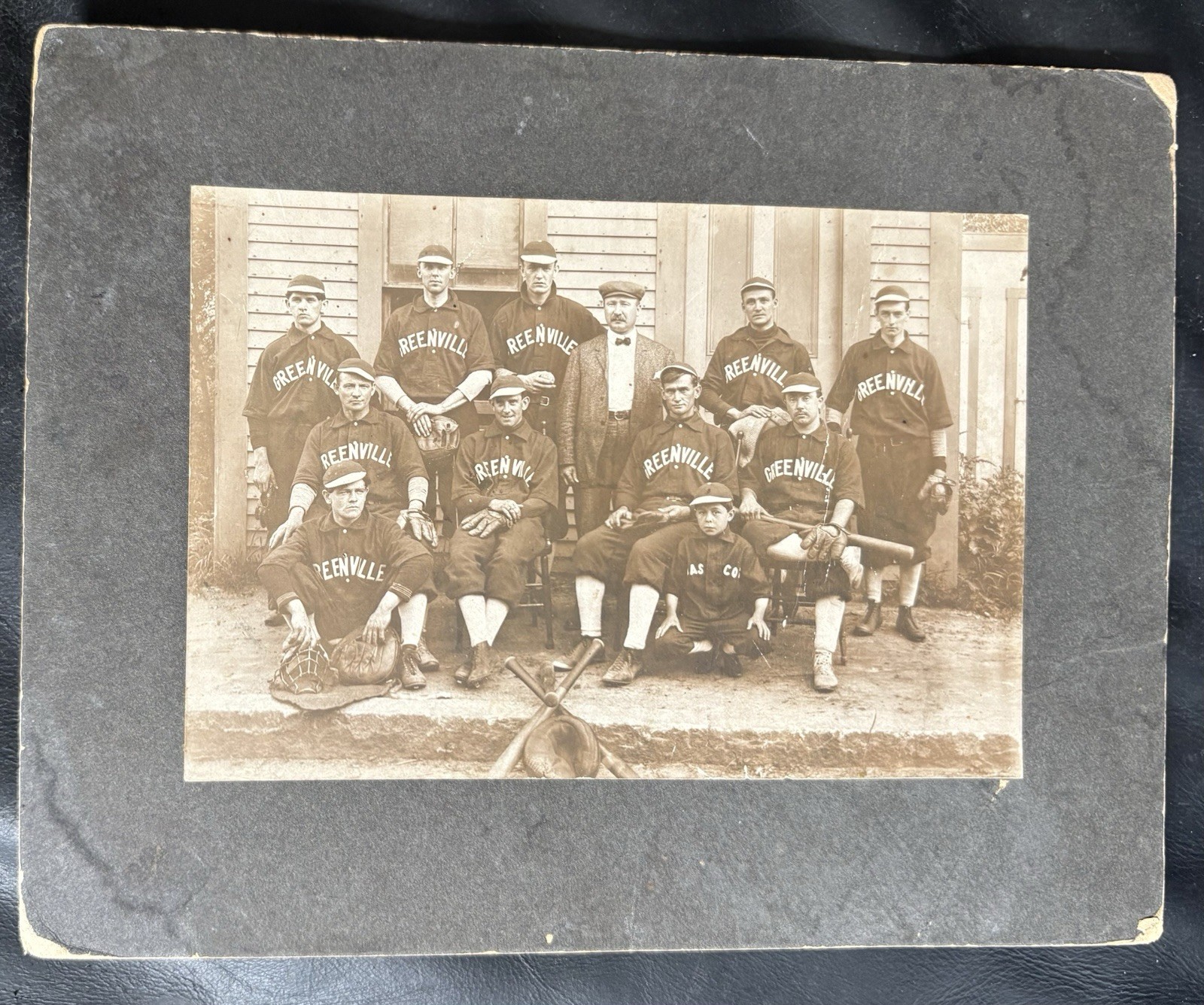 MLB Lifetime Ban Shoeless Joe Jackson XRC 1908 Greenville Baseball Cabinet Card MLB Lifetime Ban Shoeless Joe Jackson XRC 1908 Greenville Baseball Cabinet Card