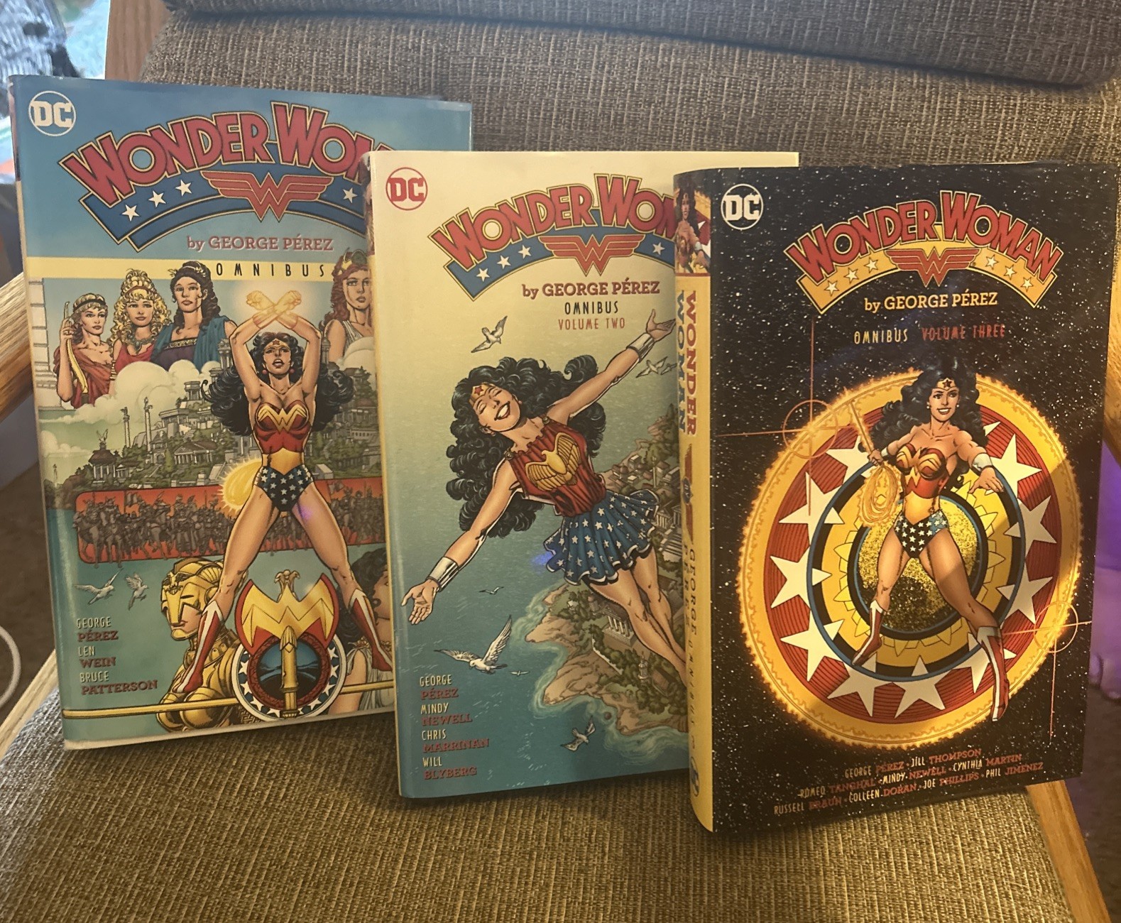 Wonder Woman Omnibus Collection #1 2 & 3 George Pérez And DC Comics. 3 BOOK SET 