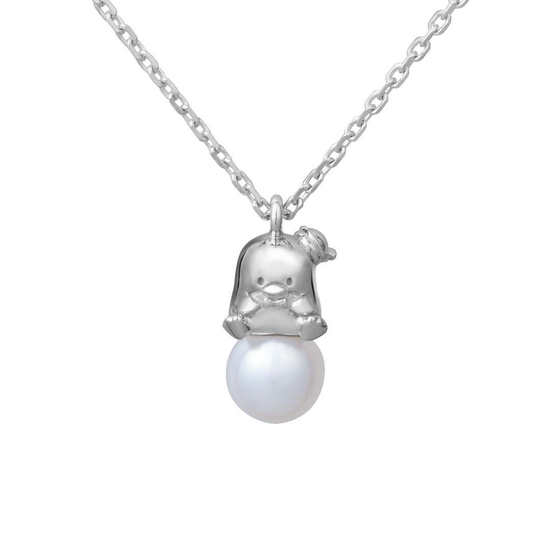 Sanrio Characters TUXEDOSAM Necklace Silver U-TREASURE Tuxedo Sam Jewelry Japan