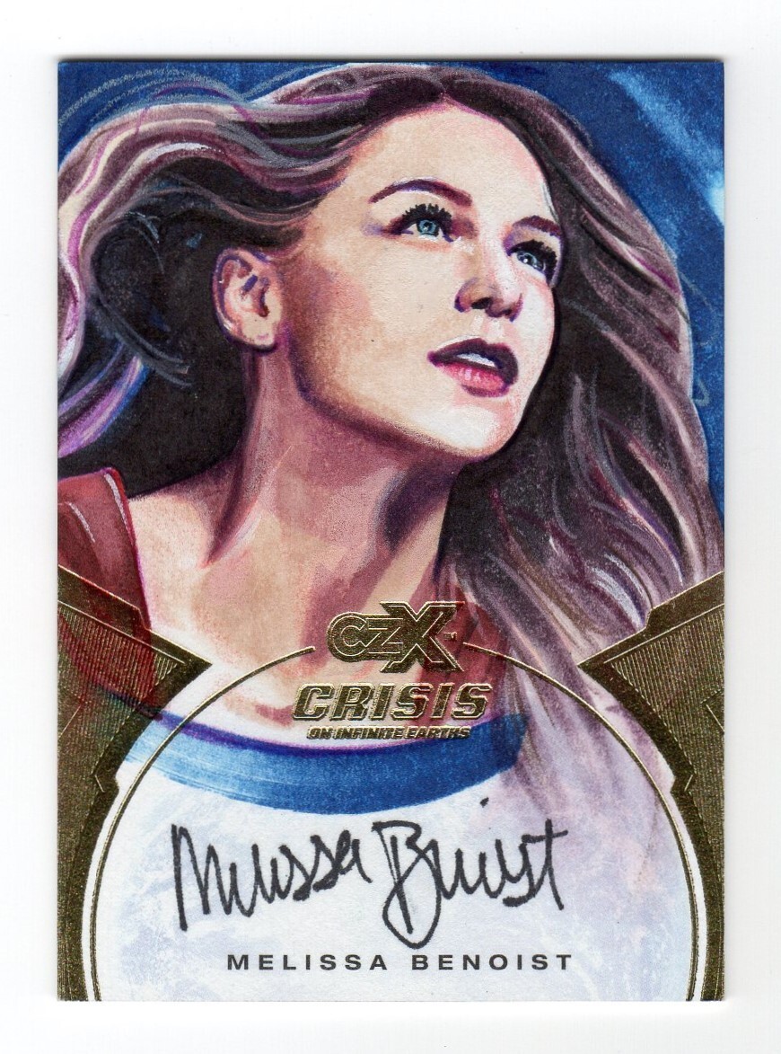 CZX Crisis on Infinite Earths Melissa Benoist Sketch Autograph by David Desbois CZX Crisis on Infinite Earths Melissa Benoist Sketch Autograph by David Desbois