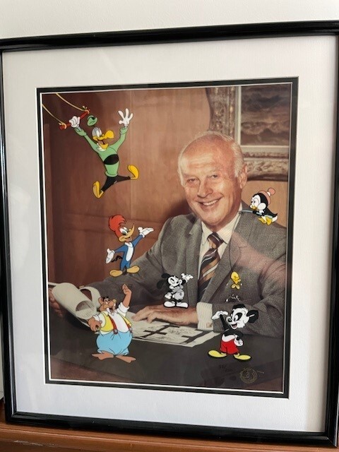 Meet My Boss, Walter Lantz (WC06) hand painted-personally signed Limited Edition Meet My Boss, Walter Lantz (WC06) hand painted-personally signed Limited Edition