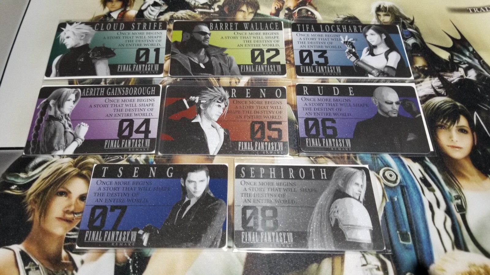 Ultra-Rare Final Fantasy 7 VII R Battle Train Lottery Cards (77 In Existence) Ultra-Rare Final Fantasy 7 VII R Battle Train Lottery Cards (77 In Existence)