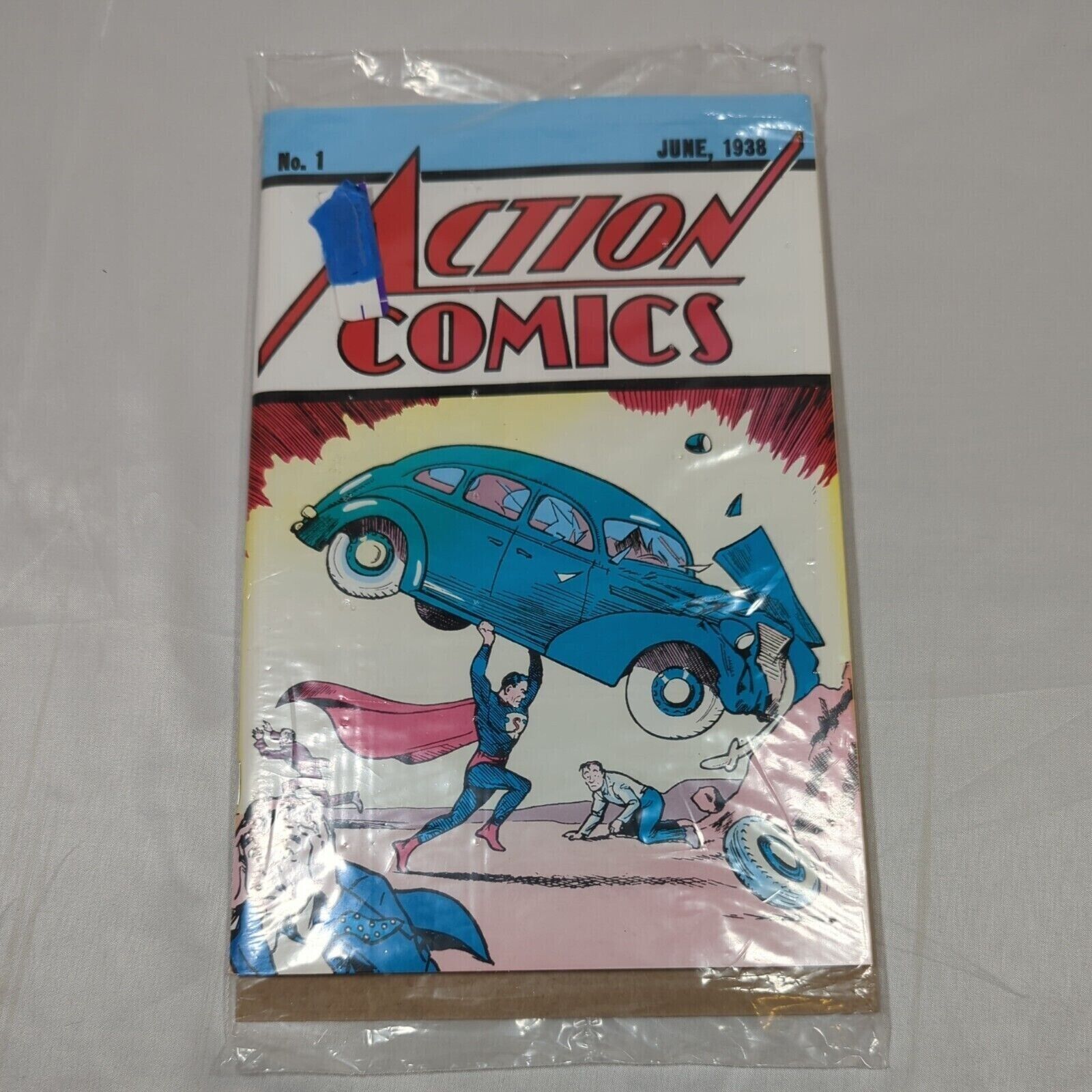 Superman Action Comic No.1 Blue Comic D.C. Error Reprint