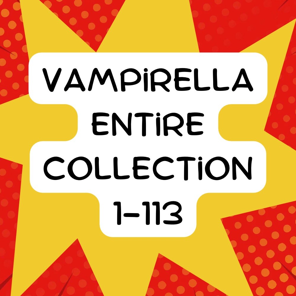 Warren Publishing vampirella comic book lot (1-113) Warren Publishing vampirella comic book lot (1-113)