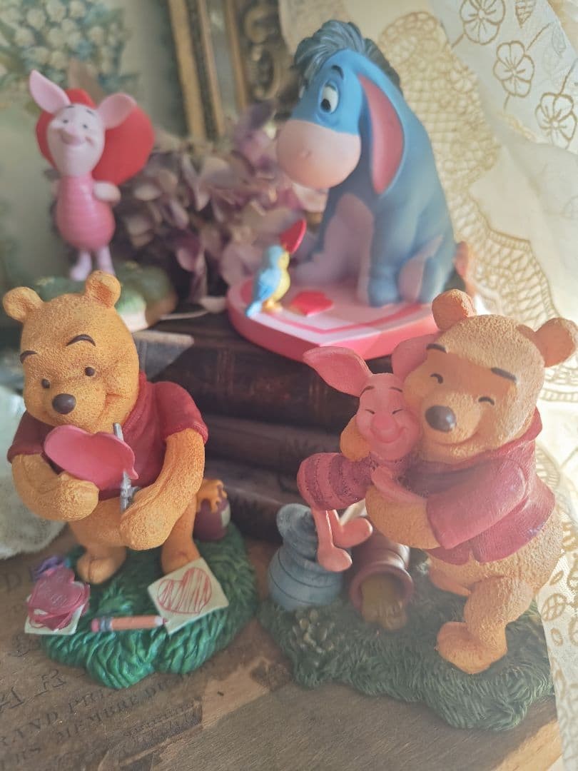 Vintage Disney Heart Collection Figure Set (10 pieces) - Winnie the Pooh #QY8SQ3 Vintage Disney Heart Collection Figure Set (10 pieces) - Winnie the Pooh #QY8SQ3