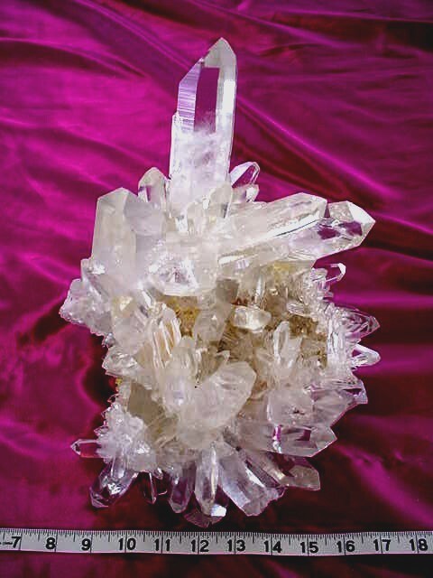 Arkansas Quartz Crystal Cluster - Super Nice Collector Piece Arkansas Quartz Crystal Cluster - Super Nice Collector Piece
