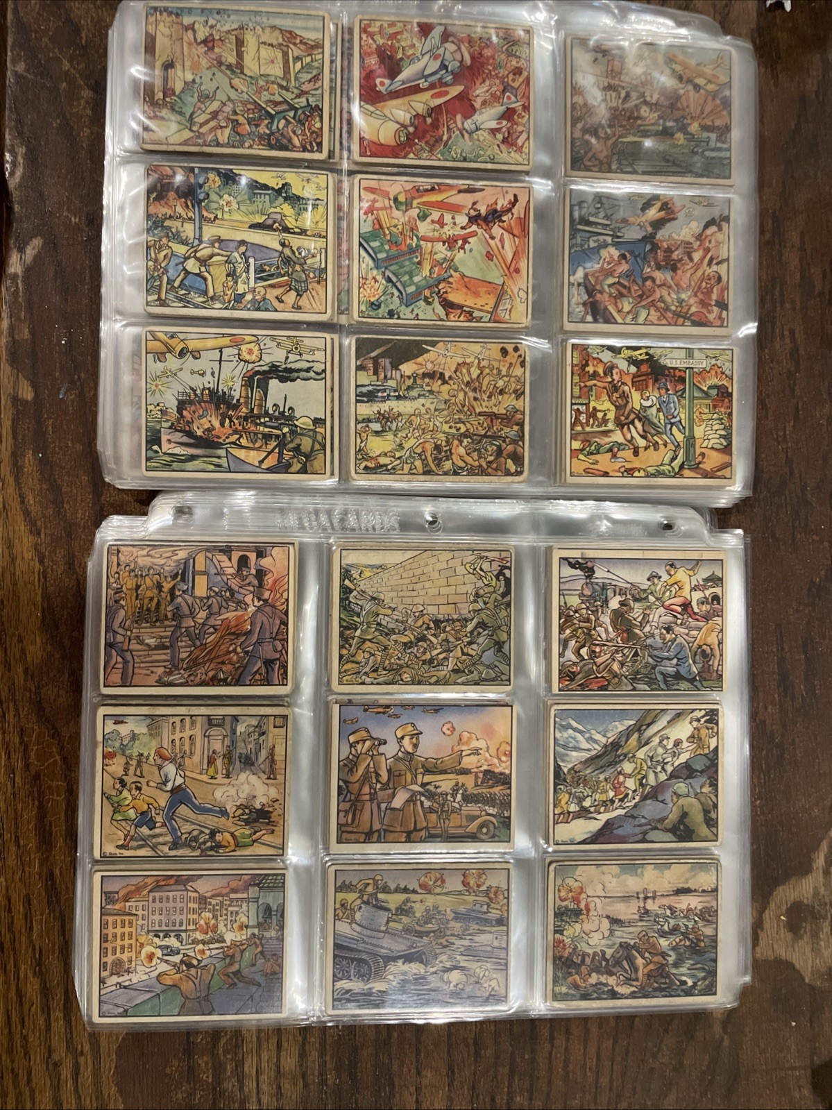 1938 Gum Inc Horrors of War 282/288 -Near COMPLETE SET Vintage RARE Incredible 1938 Gum Inc Horrors of War 282/288 -Near COMPLETE SET Vintage RARE Incredible