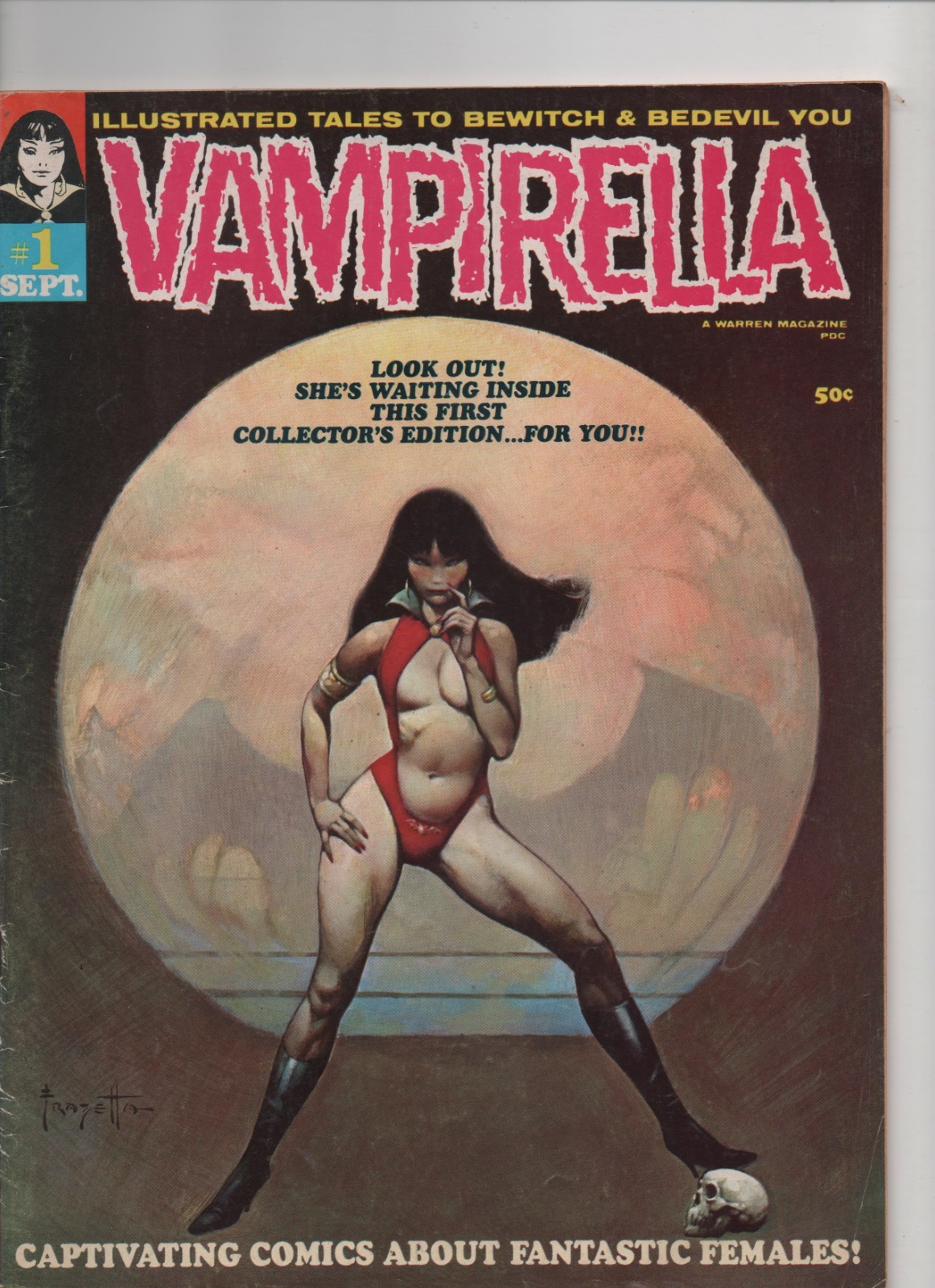 VAMPIRELLA WARREN near complete run of 110 issues in very good condition VAMPIRELLA WARREN near complete run of 110 issues in very good condition