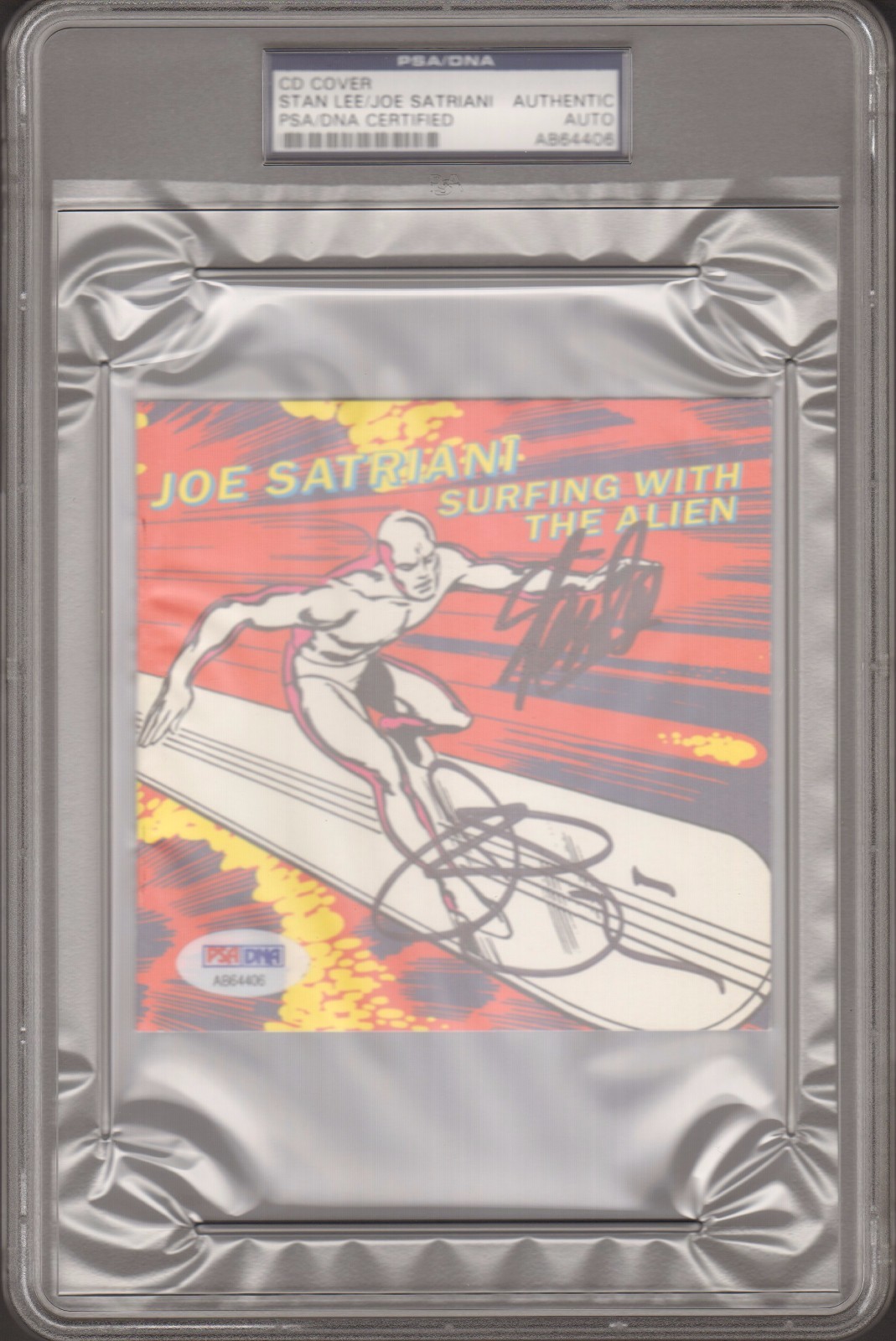 STAN LEE & JOE SATRIANI Signed MARVEL STAN LEE & JOE SATRIANI Signed MARVEL