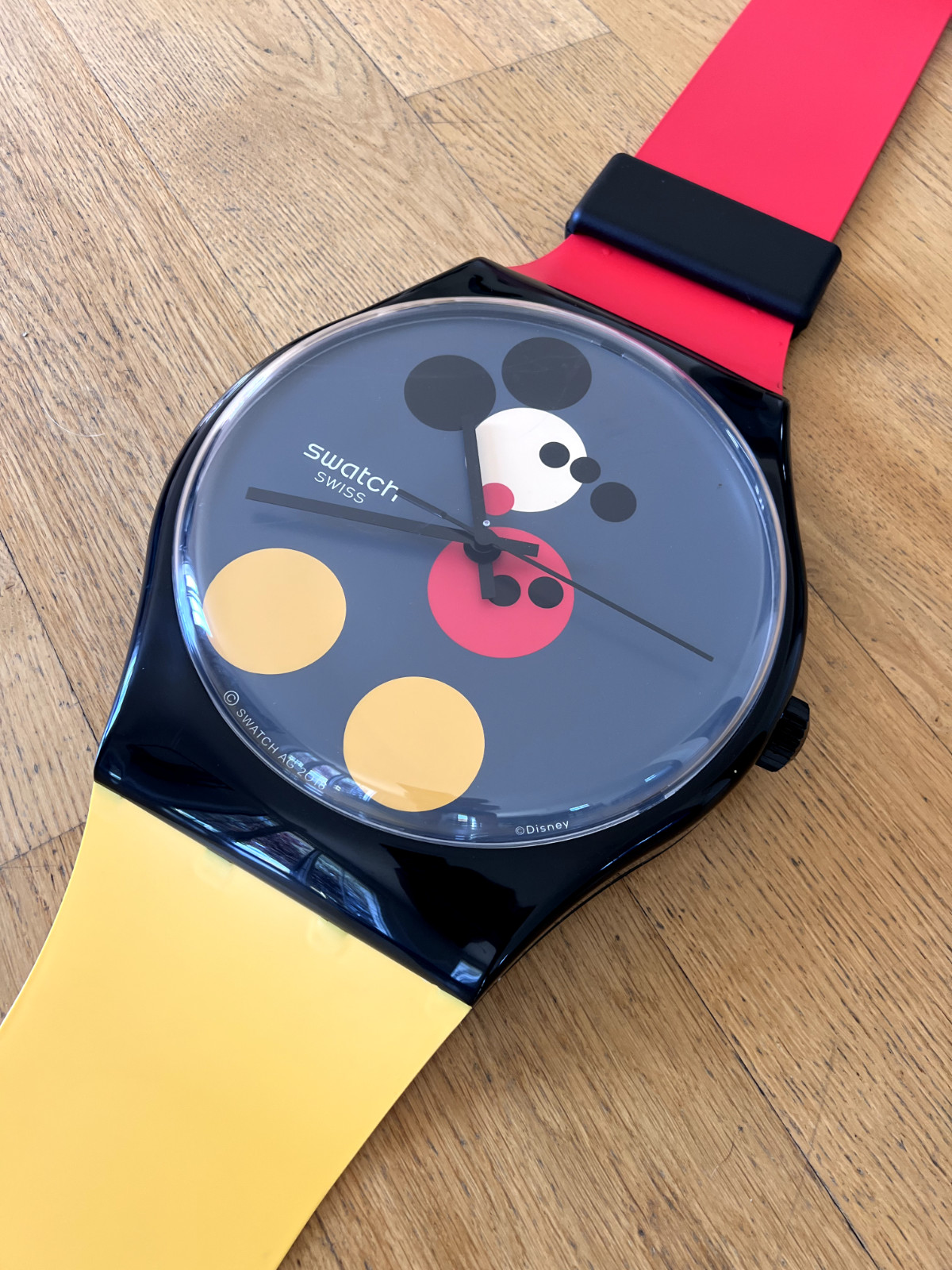 Swatch Damien Hirst Disney Mickey Swatch Maxi Wall Clock MGZ323