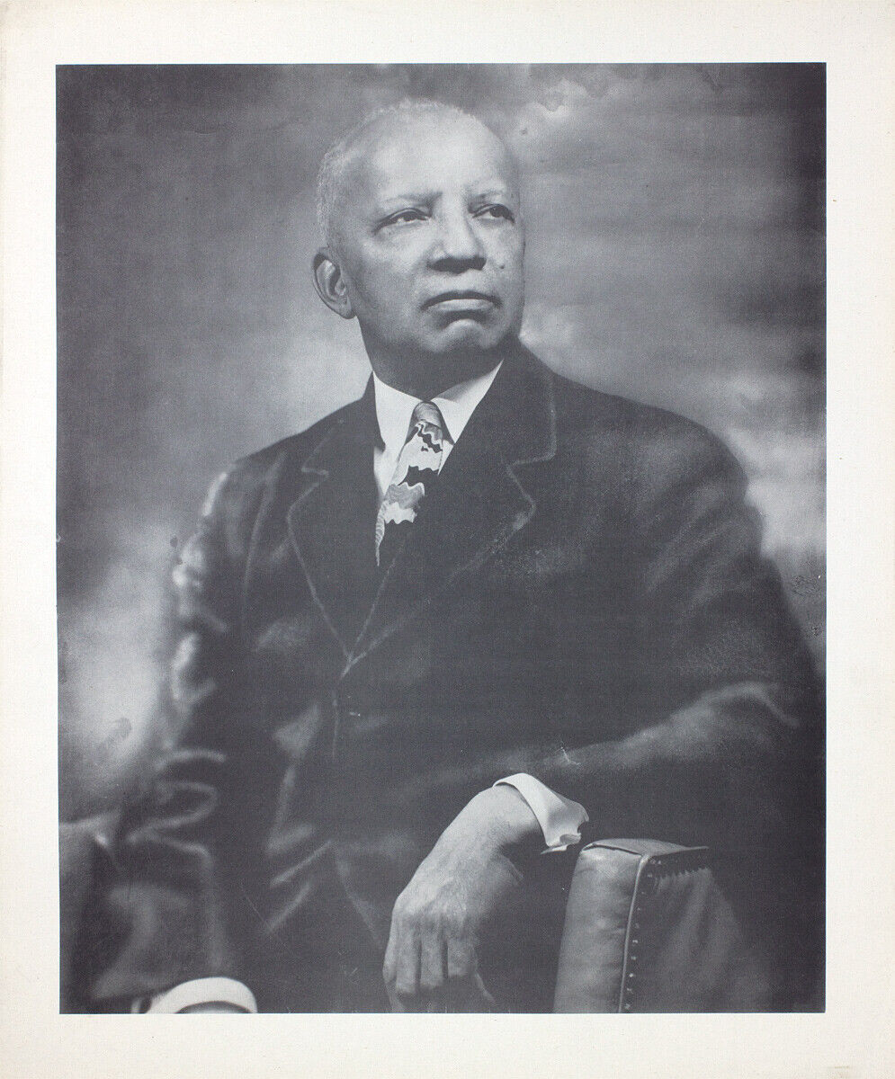 Rare Poster & Portrait of Carter G. Woodson — The Father of Black History