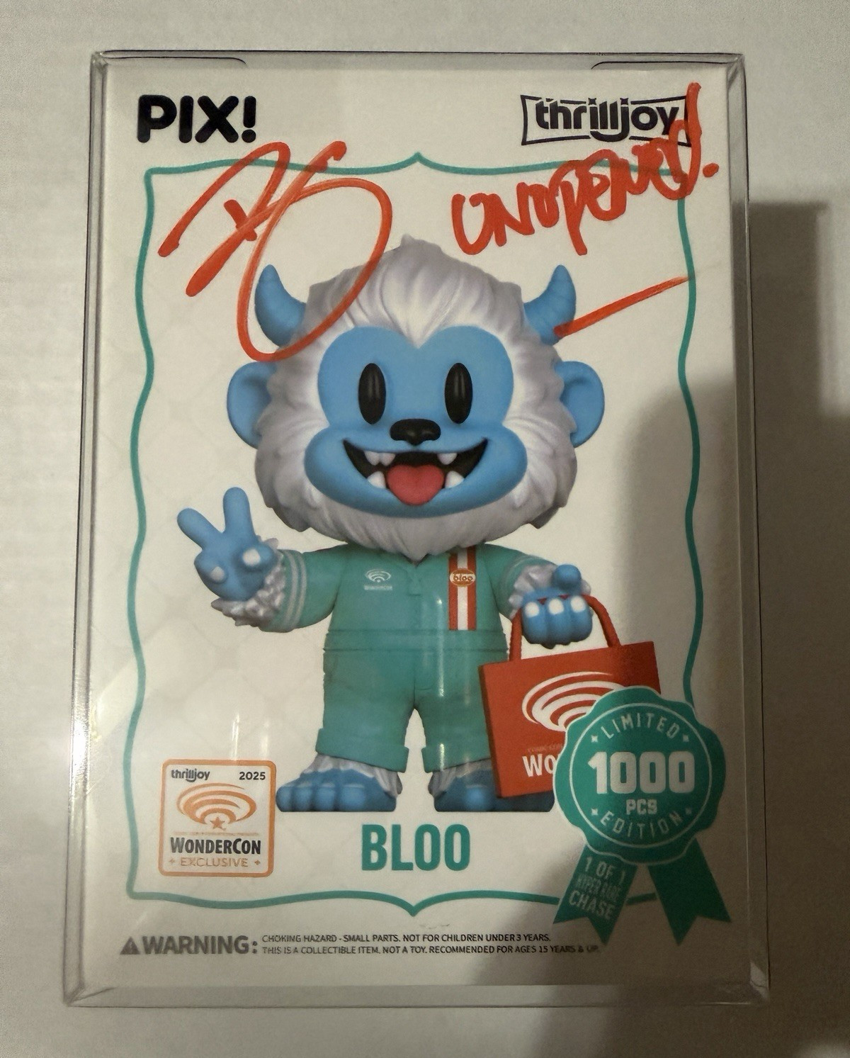 Thrilljoy PIX Bloo WonderCon 2025 LE 1000 - Signed - SEALED