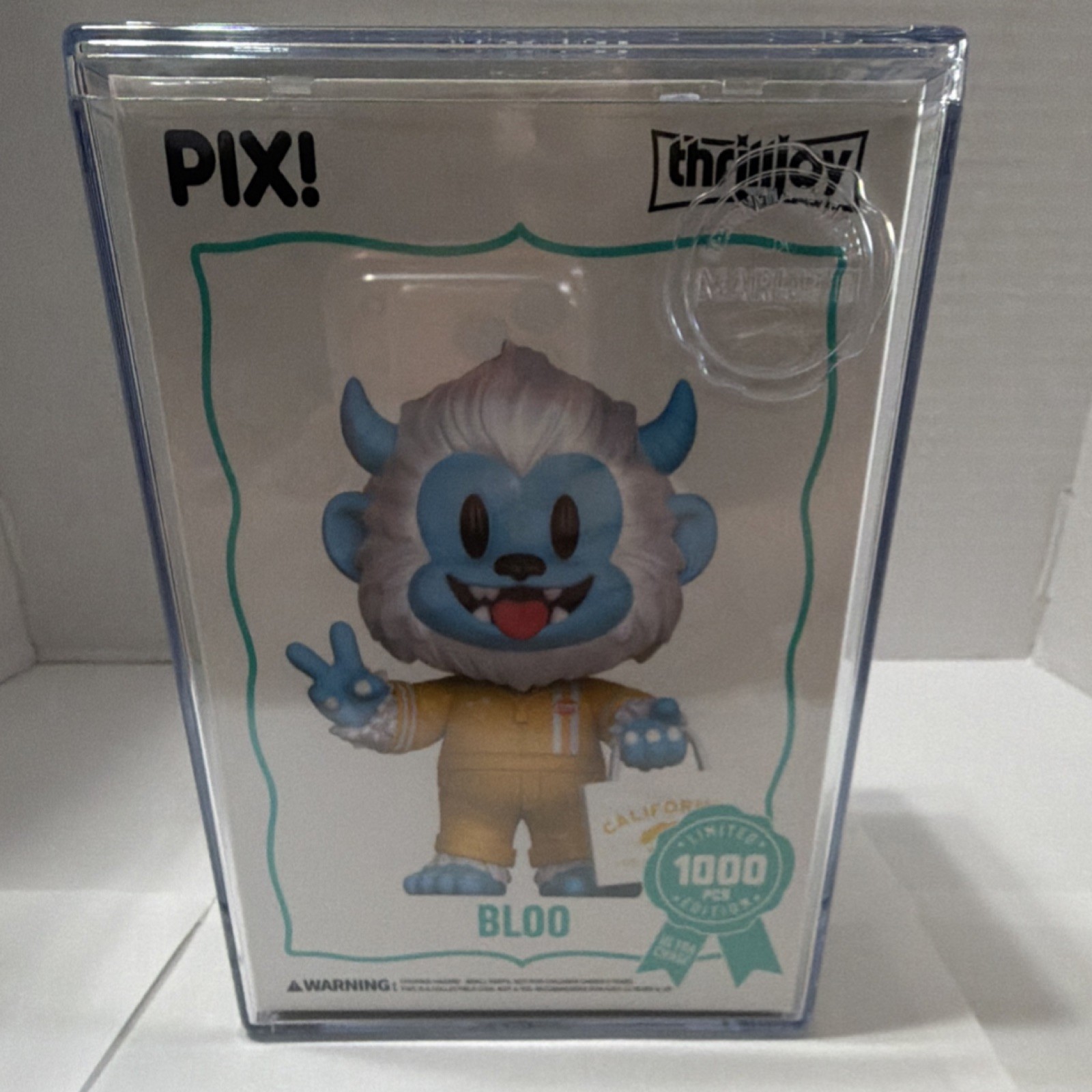 Thrilljoy PIX Bloo California Limited Edition Vinyl Figure - Debut - SEALED