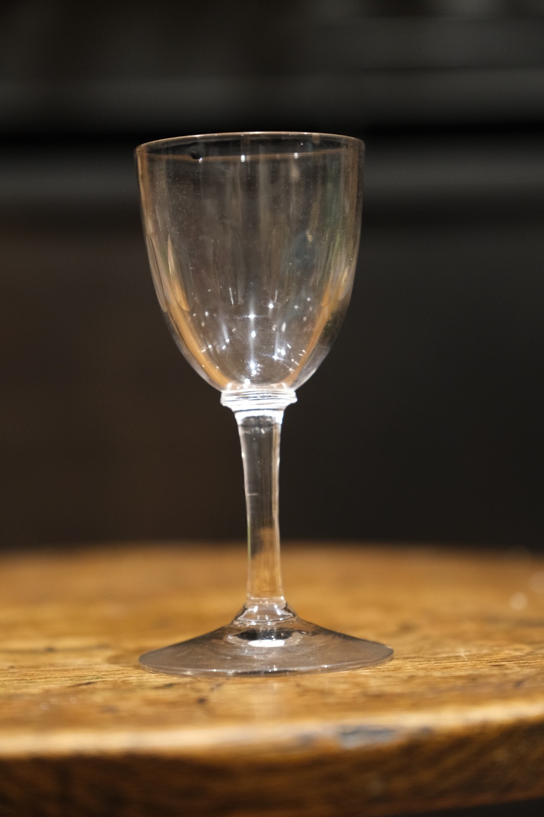 Antique Georgian Wine or Cordial Glass c1800–1840 Hand Blown Lead 11.5cm Antique Georgian Wine or Cordial Glass c1800–1840 Hand Blown Lead 11.5cm