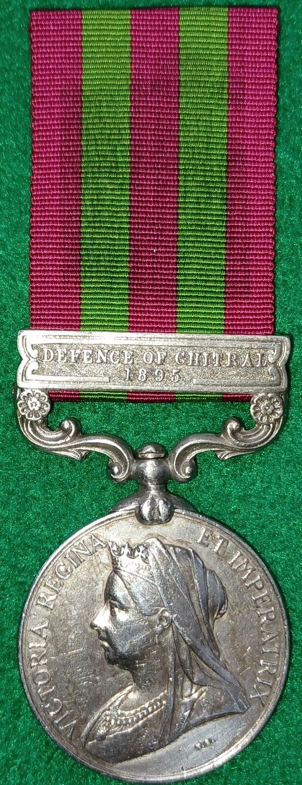 India General Service Medal 1895-1902, for Defence of Chitral 1895 Kashmir Rifls India General Service Medal 1895-1902, for Defence of Chitral 1895 Kashmir Rifls