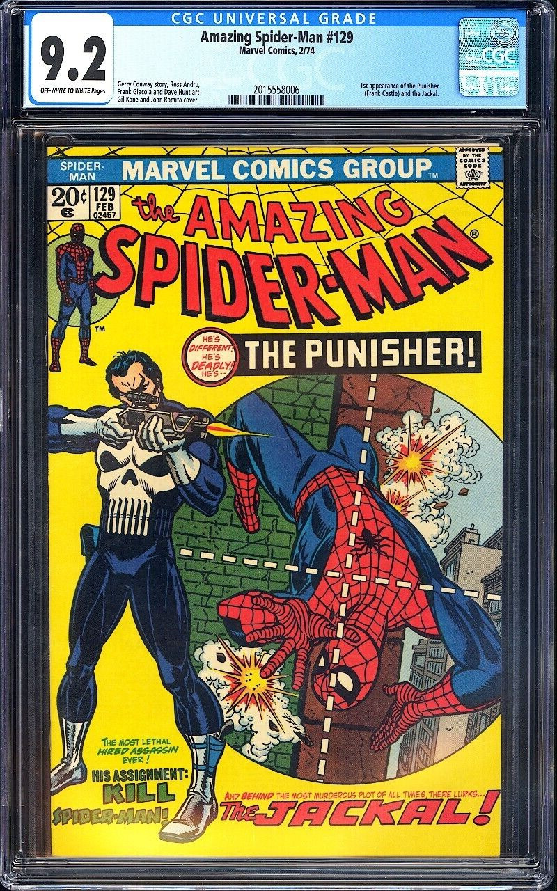 Amazing Spider-Man #129 CGC 9.2 (1974) 1st App. of the Punisher HOT BOOK L@@K