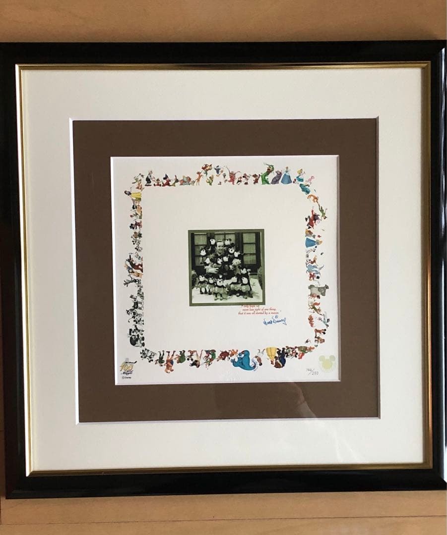 Super valuable[Not for sale] Walt Disney 100th Art Frame