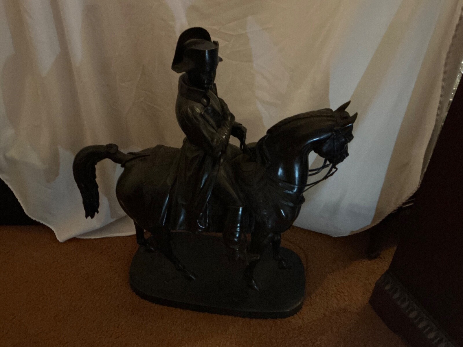 antique napoleon on horseback large bronze antique napoleon on horseback large bronze