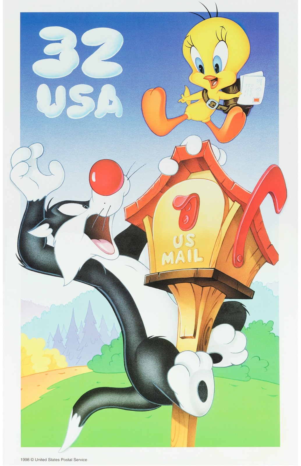 HUGE Tweety & Sylvester Double-Sided 47 HUGE Tweety & Sylvester Double-Sided 47