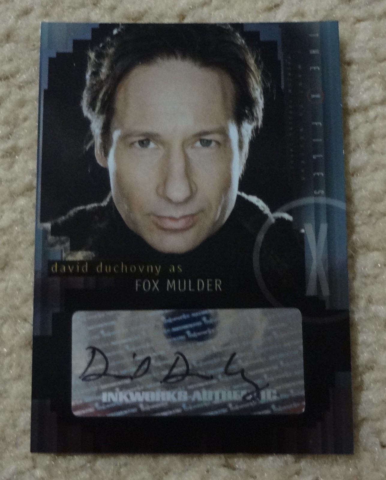 2008 X-Files David Duchovny as Fox Mulder Autograph Card A-1