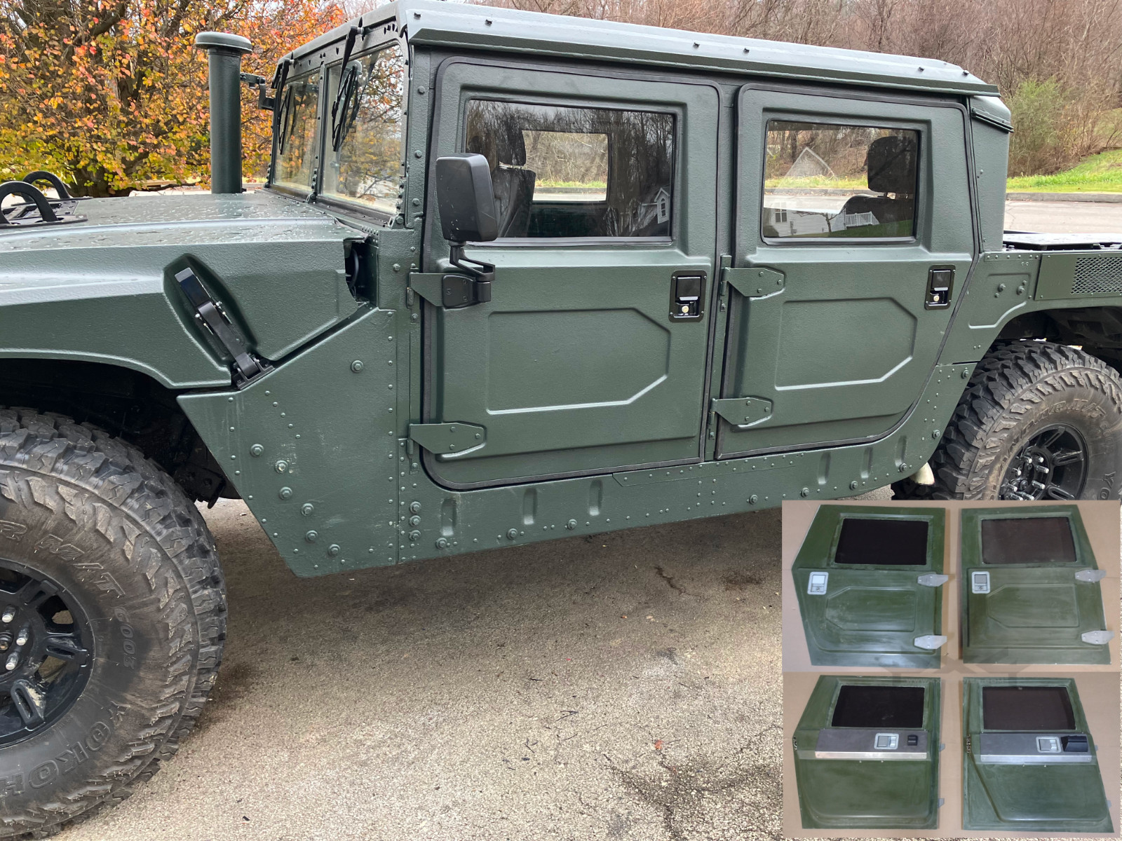 OBO-Preassembled Doors for HMMWV, Hummer H1, Humvee, M998-Tinted Power Windows OBO-Preassembled Doors for HMMWV, Hummer H1, Humvee, M998-Tinted Power Windows