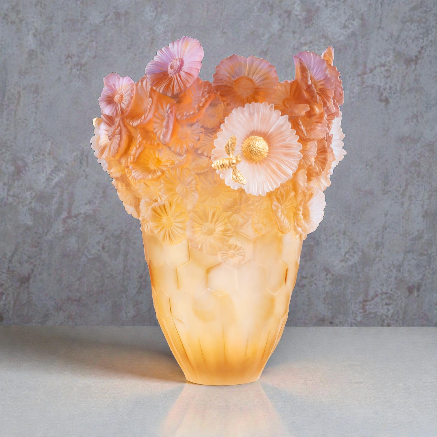 Daum “Or d’Abeille” Magnum Vase – Limited Edition (99 Pieces) SKU: 05882 Daum “Or d’Abeille” Magnum Vase – Limited Edition (99 Pieces) SKU: 05882
