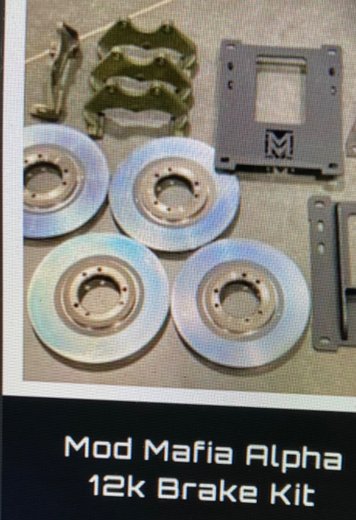 HUMMER H1 HMMWV Humvee MOD MAFIA ALPHA 12K BRAKE KIT + Differential Protection HUMMER H1 HMMWV Humvee MOD MAFIA ALPHA 12K BRAKE KIT + Differential Protection