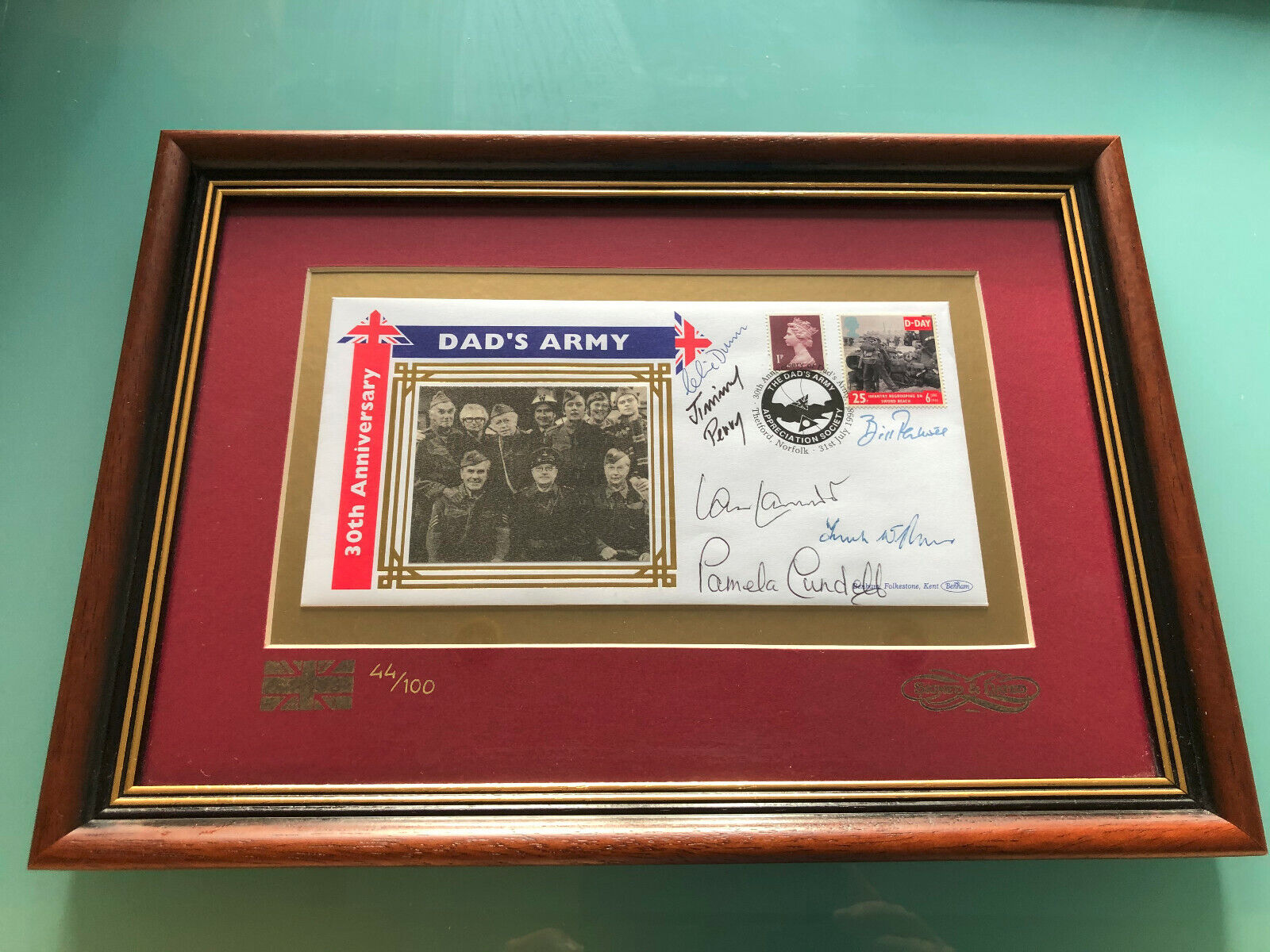 Dads Army First Day Cover 30th Anniversary Ltd Edition Clive Dunn Cast Signed 