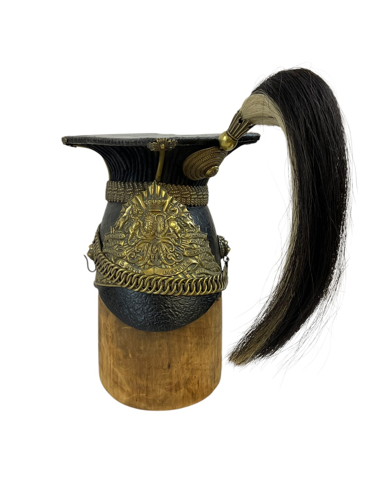 British Victorian 9th Royal Lancers Other Ranks Helmet Tschapka
