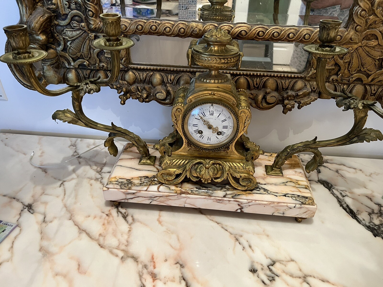 RARE BEAUTIFUL EXQUISITE FRANCE BRONZ CLOCK 18 TH CENTURY Frankreich RARE BEAUTIFUL EXQUISITE FRANCE BRONZ CLOCK 18 TH CENTURY Frankreich