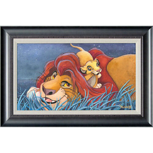 The Lion King Mufasa Playing w/ Simba Father & Son Father's Day Giclée on Canvas