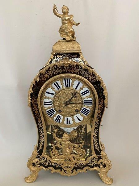 Exquisite Boulle Bracket Clock by Moreau Laisne Paris early 18th Exquisite Boulle Bracket Clock by Moreau Laisne Paris early 18th