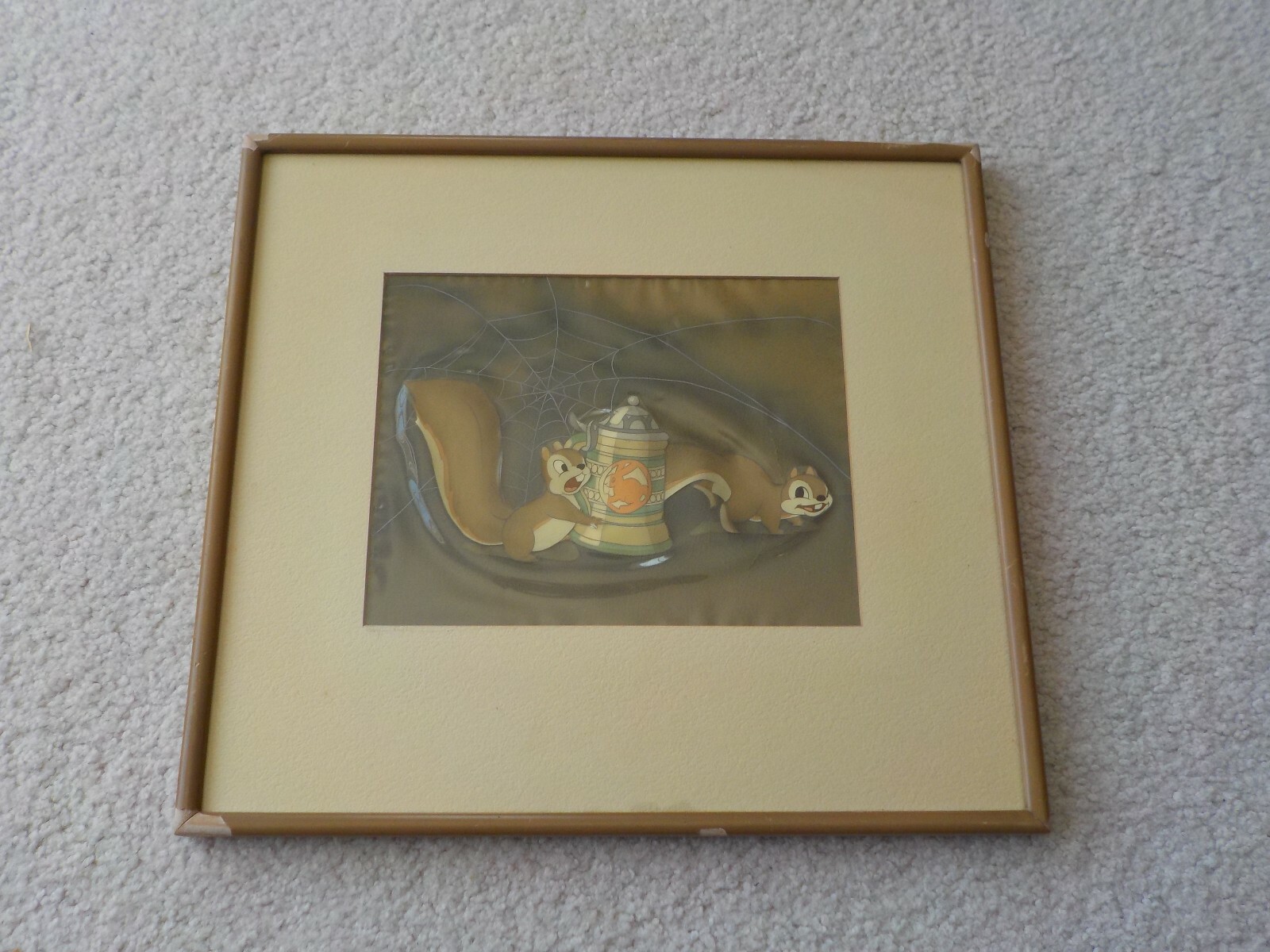 Original Walt Disney Snow White Squirrels Courvoisier Cel Cell Scarce & RARE Original Walt Disney Snow White Squirrels Courvoisier Cel Cell Scarce & RARE