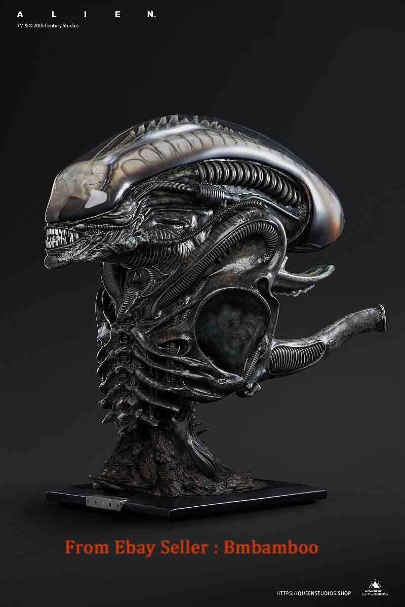 Queen Studios Alien 1/1 Figure Bust Resin Statue Model Rare Collect In Stock Queen Studios Alien 1/1 Figure Bust Resin Statue Model Rare Collect In Stock