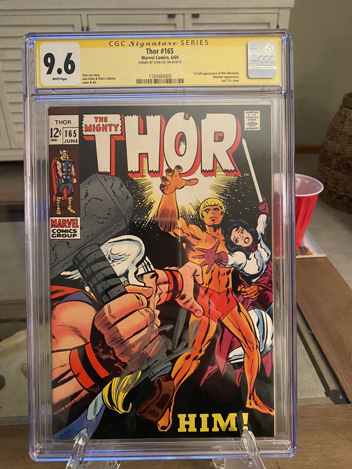 Thor 165 - Cgc 9.6 - Single Highest Graded - SS Lee First App of HIM Key MOV Thor 165 - Cgc 9.6 - Single Highest Graded - SS Lee First App of HIM Key MOV