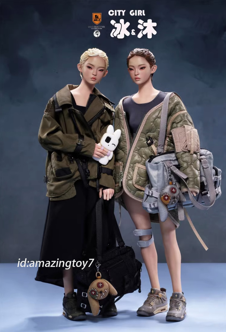 MR.Z Studio 1/6 CITY GIRL MU BING Action Figure Model 1/6 Scale MR.Z Studio 1/6 CITY GIRL MU BING Action Figure Model 1/6 Scale