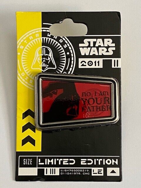 DLR Sci - Fi No I Am Your Father Star Wars Quotes Darth Vader Disney Pin LE (B)