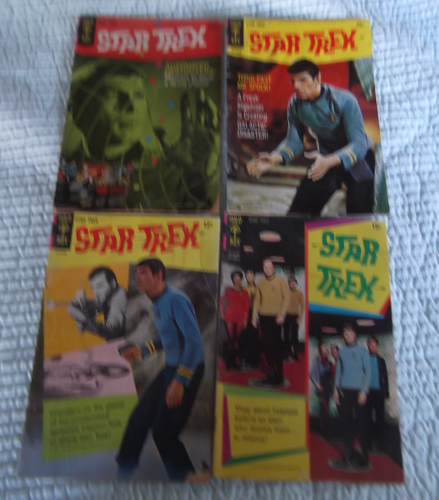STAR TREK 4 vintage 1968 1968 1969 1970 gold key comic books STAR TREK 4 vintage 1968 1968 1969 1970 gold key comic books