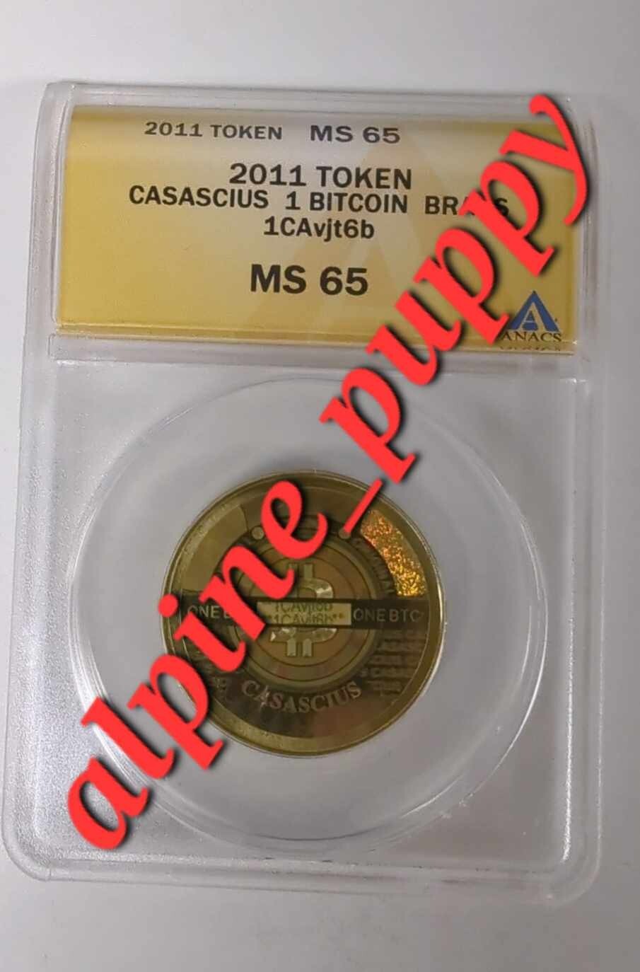 Rare 2011 Ver. 2 Casascius 1 Bitcoin Physical ANACS MS 65 FULLY FUNDED BTC BCH Rare 2011 Ver. 2 Casascius 1 Bitcoin Physical ANACS MS 65 FULLY FUNDED BTC BCH