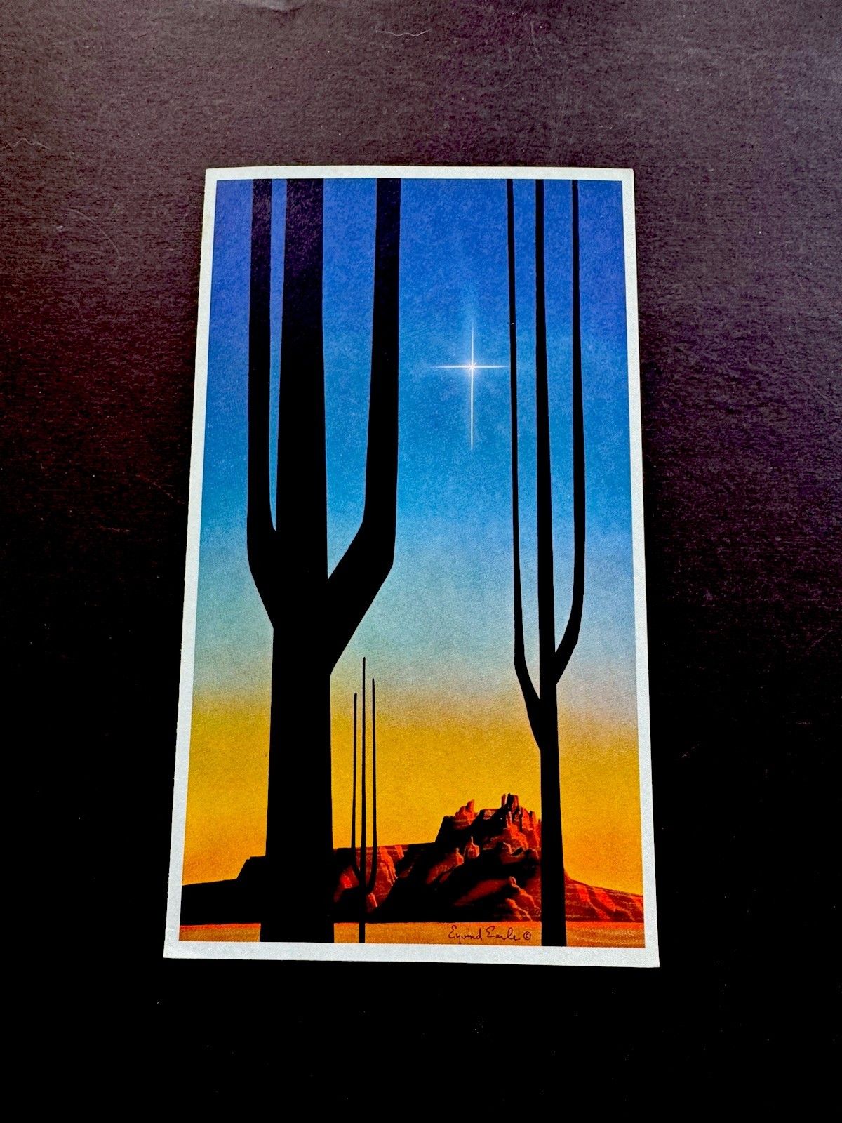 1 VTG Eyvind Earle Irene Dash Xmas Greeting Card 1 VTG Eyvind Earle Irene Dash Xmas Greeting Card