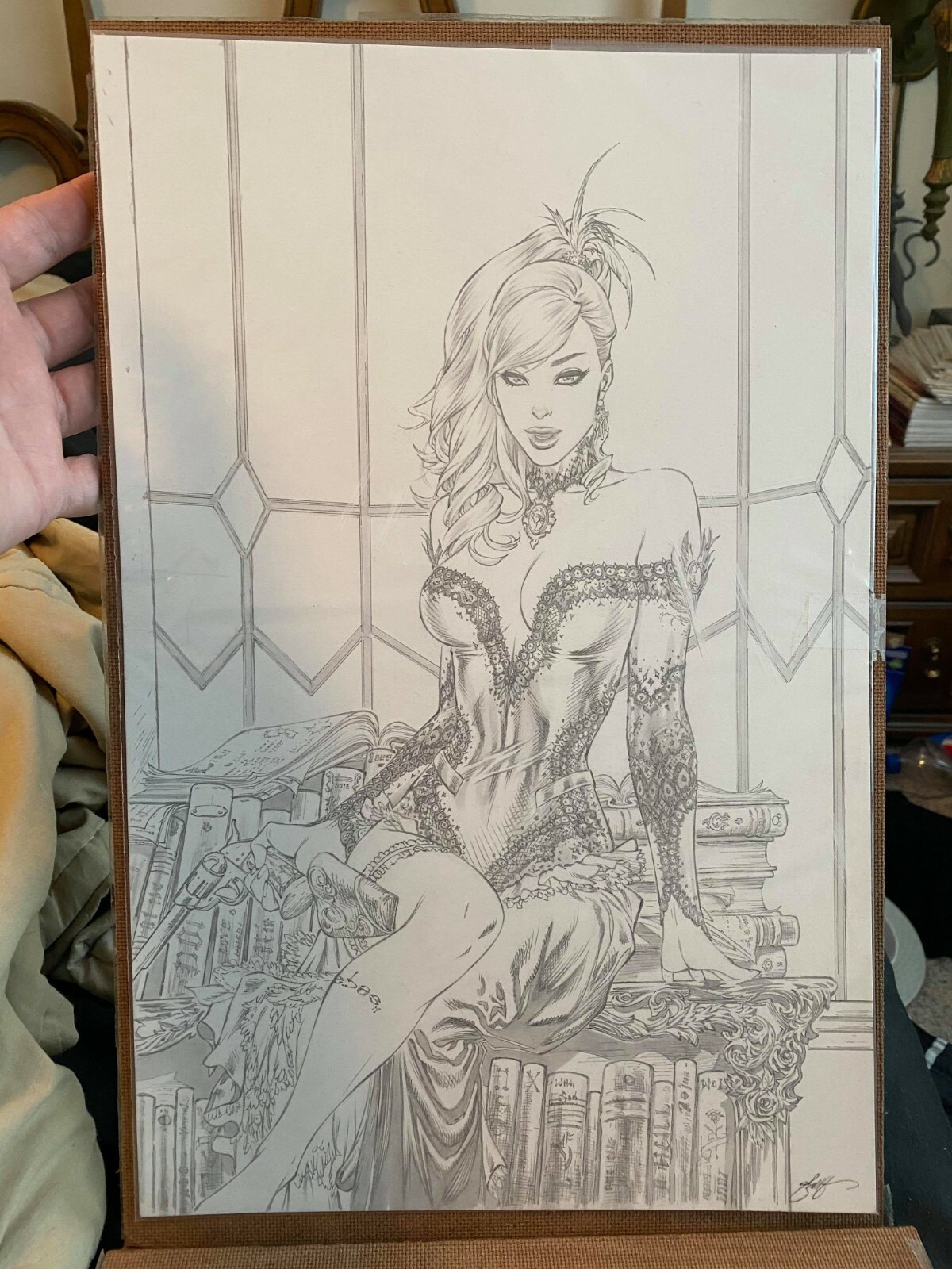 BIG DOG INK LEGEND OF OZ WICKED WEST ERIC BASALDUA EBAS ORIGINAL GLINDA ART BIG DOG INK LEGEND OF OZ WICKED WEST ERIC BASALDUA EBAS ORIGINAL GLINDA ART