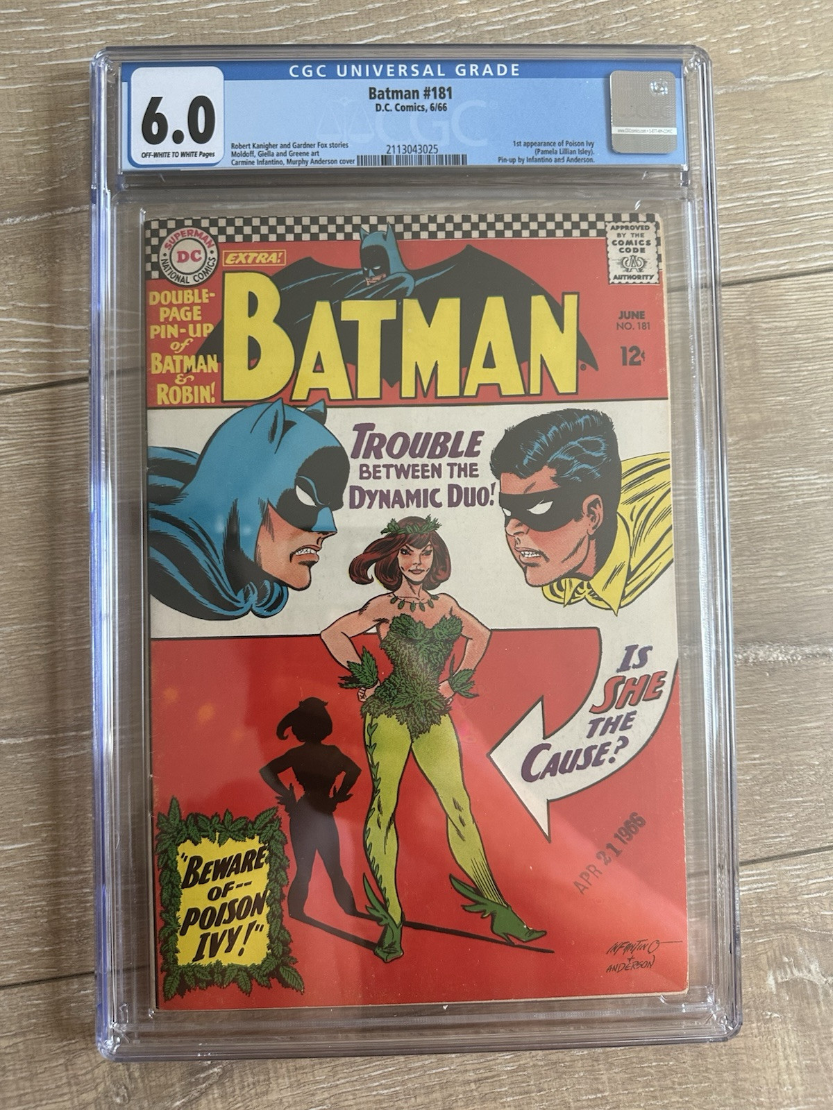 Batman #181 CGC 6.0 First Appearance Of Poison Ivy 🌱 WOW 🤩 Press? Crack? Batman #181 CGC 6.0 First Appearance Of Poison Ivy 🌱 WOW 🤩 Press? Crack?