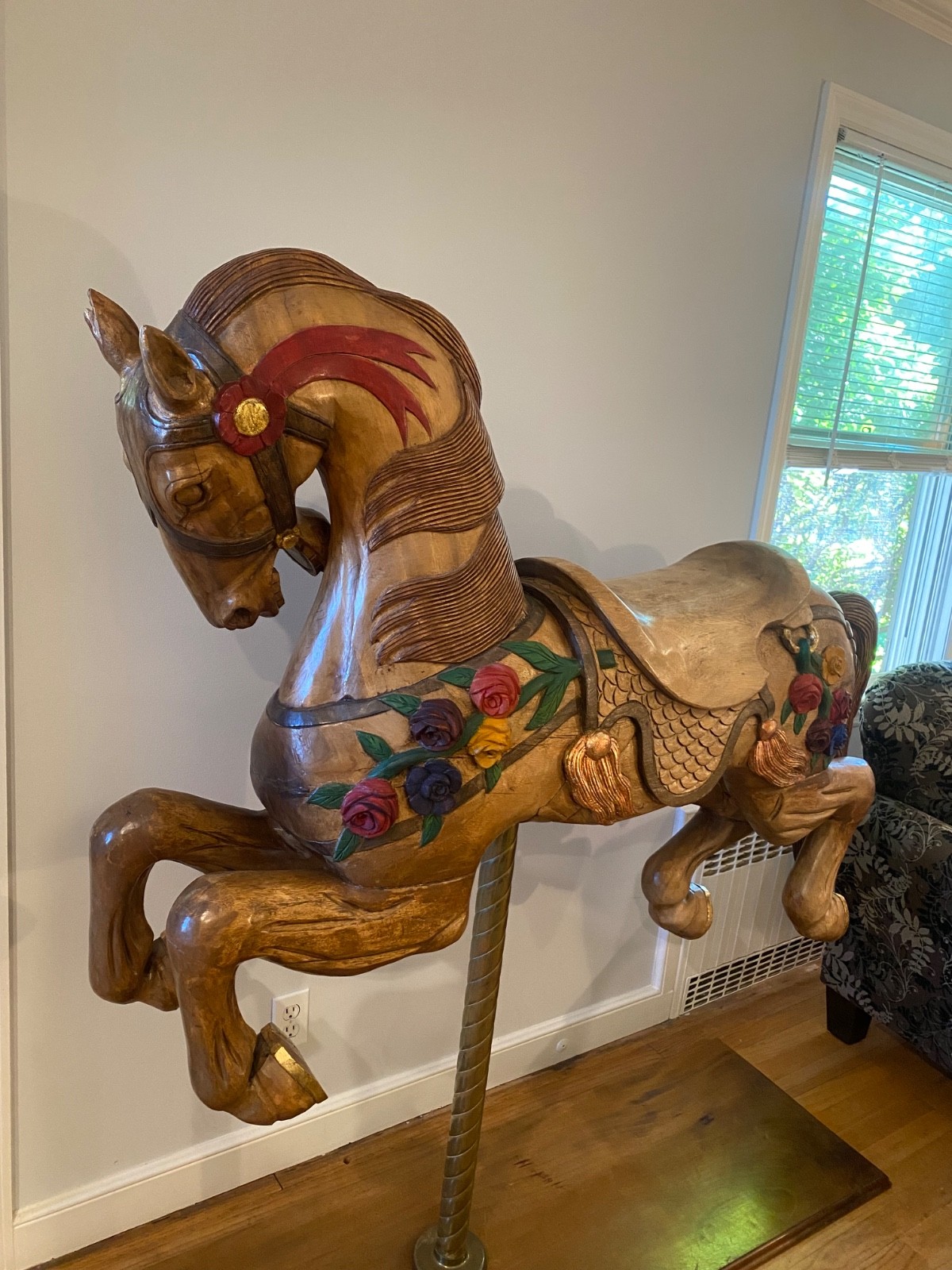 Wooden Hand Carved horse by Wooden Hand Carved horse by