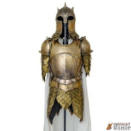 Medieval King's Guard Armour Set Game Of Thrones Full Suit Of Armor Halloween