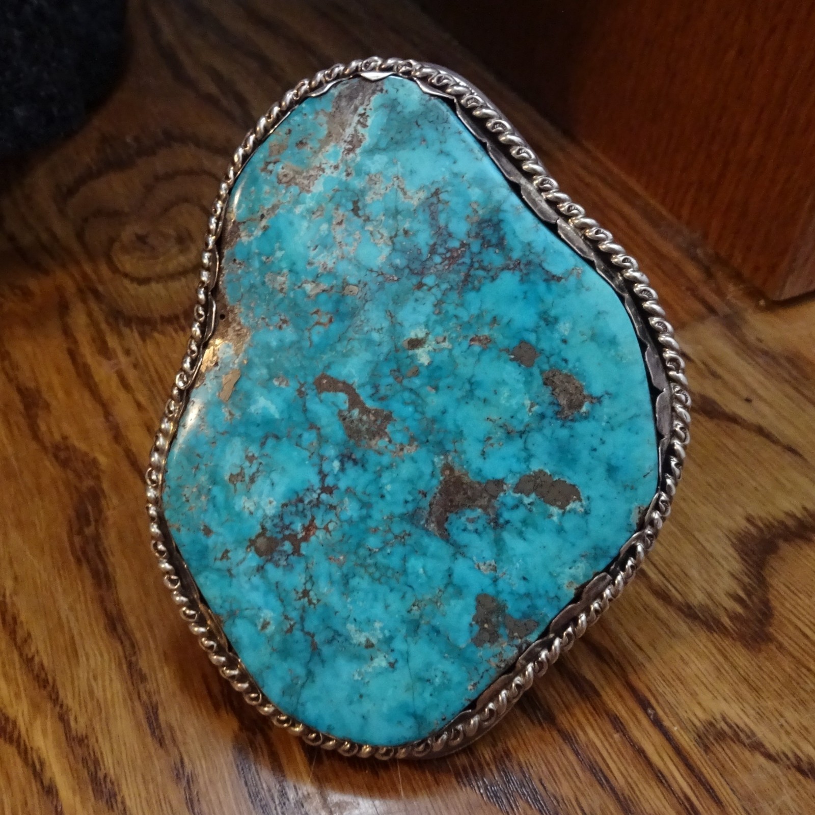 Museum Deaccession OLD NAVAJO Premium Blue Morenci Turquoise Cuff BRACELET Huge Museum Deaccession OLD NAVAJO Premium Blue Morenci Turquoise Cuff BRACELET Huge