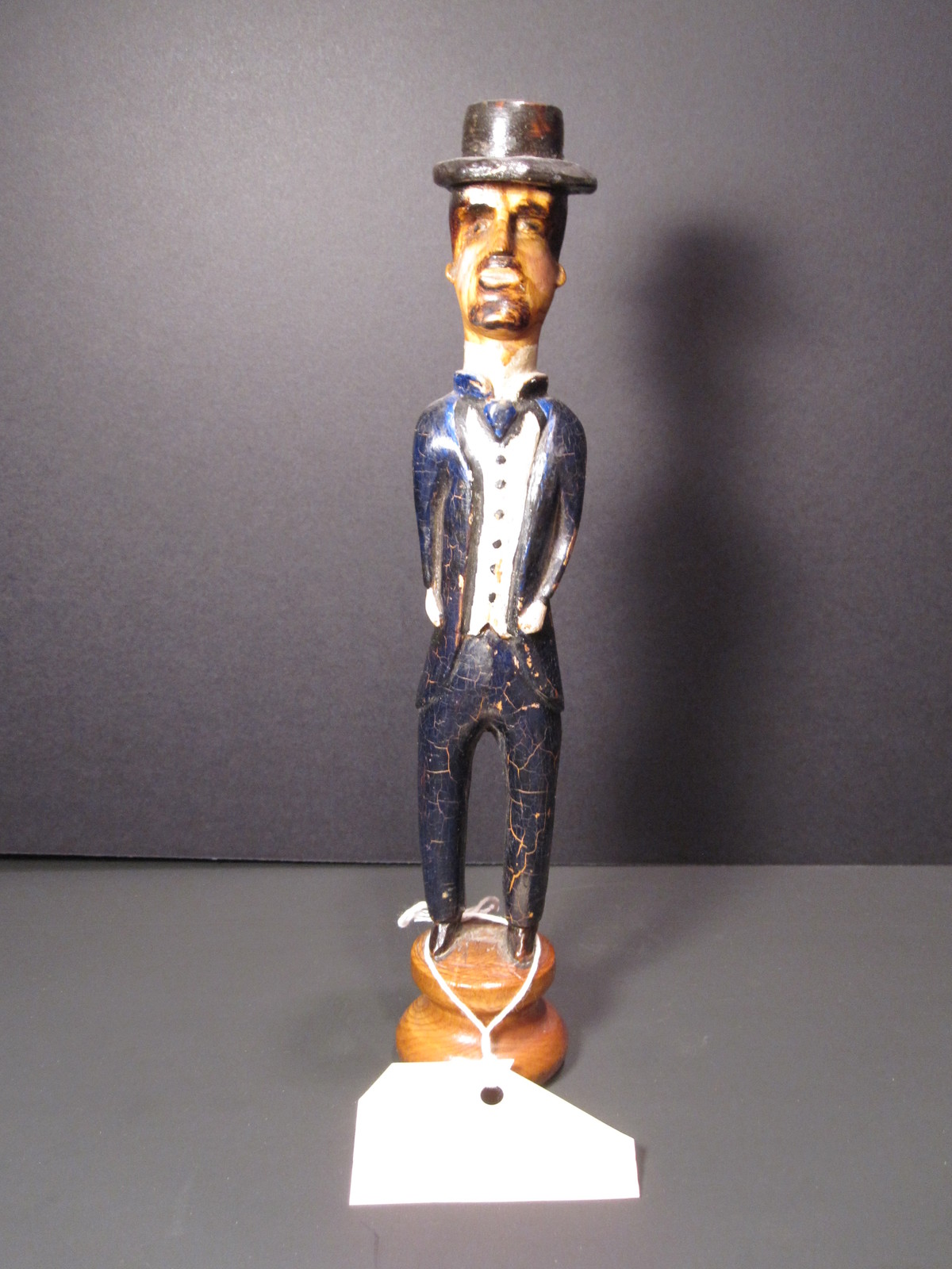 ANTIQUE IOWA MUSEUM DEACCESSION ABRAHAM LINCOLN FOLK ART CARVING ORIGINAL PAINT ANTIQUE IOWA MUSEUM DEACCESSION ABRAHAM LINCOLN FOLK ART CARVING ORIGINAL PAINT