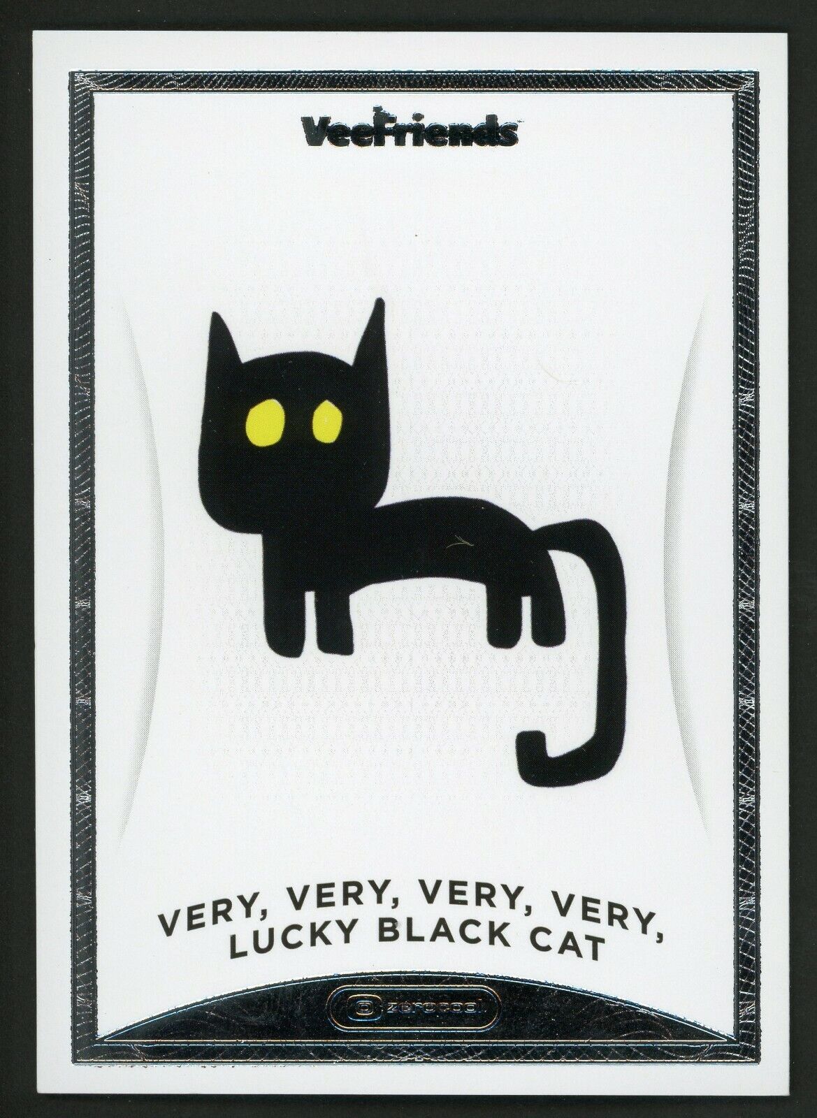 Very, Very, Lucky Black Cat #250 zerocool VeeFriends Base Trading Card Gary Vee