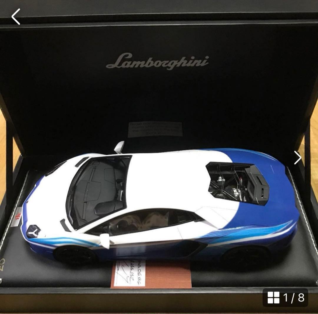 Mr Collection 1/18 Lamborghini Aventador Boeing Toy Car miniature collection Ori Mr Collection 1/18 Lamborghini Aventador Boeing Toy Car miniature collection Ori